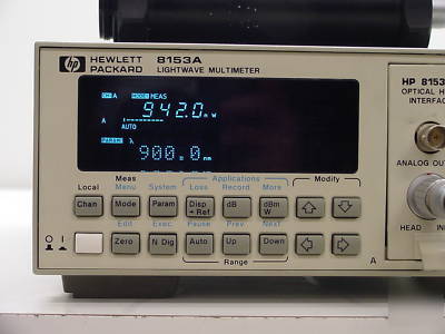 Agilent / hp 8153A + 81533B + 81525A (800-1650NM)