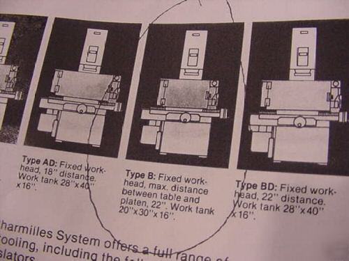 Charmilles 400 ,isopulse, eg 50, 3 axis dro, charmilles