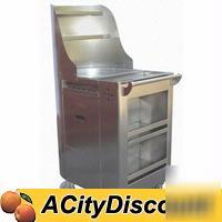 Chinese dim sum fryer cart stainless steel 5