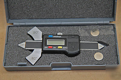 Digital fillet weld gauge for tig welding inspection