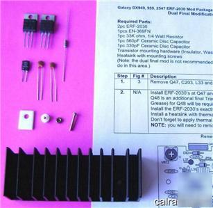 Ekl ERF2030 dual finals kit for galaxy dx 949, 959