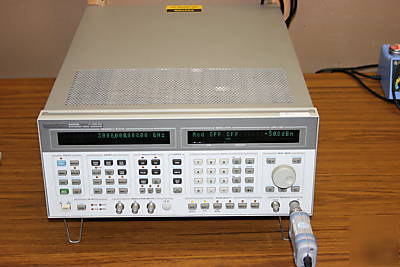 Hp 8665B signal generator 10 khz to 6 ghz -calibrated-