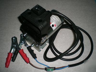 New 12 volt diesel transfer pump c/w switch & handle - 