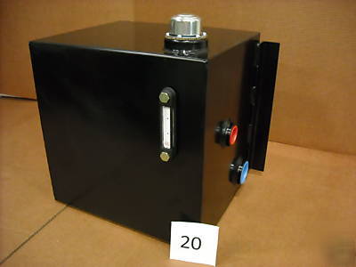 New 20 gallon hydraulic reservoir w/cap and sight glass