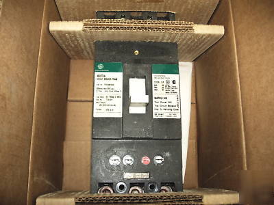 New ge circuit breaker 125 amp 3 ph adj mag TFK236125WL