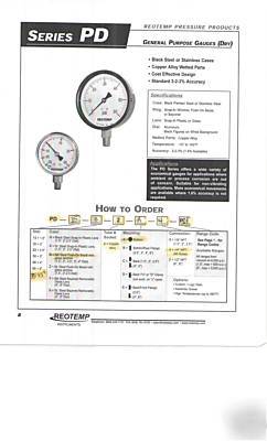 Reotemp pressure gauge 3.5