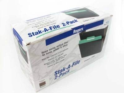 Stak-a-file - contains 2 files - granite