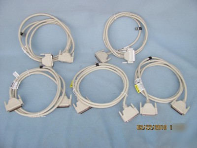 5 stryker hospital bed 37 pin male serial cable lot