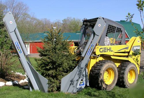 Baumalight SS330 skid steer, skidsteer tree spade