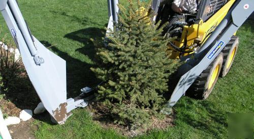 Baumalight SS330 skid steer, skidsteer tree spade