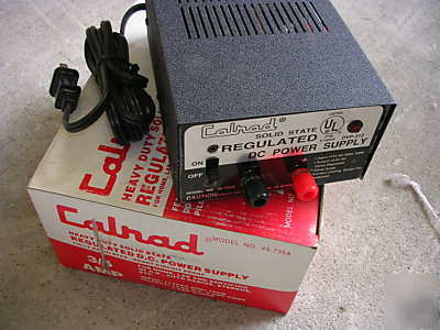 Calrad - solid state regulated dc power supply- 3 amp