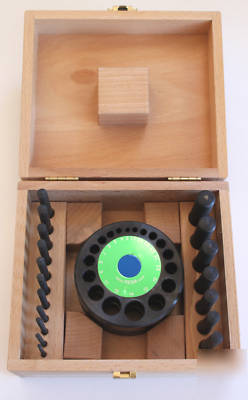 Disc cutter set: 18 pcs finest quality with wood box