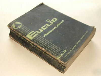 Euclid tractor scraper s ts-24 gm 6-71 service manual