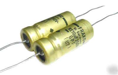Frako axial tube amp capacitors 10UF / 350VDC
