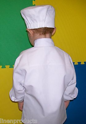 Lot of 3 kids coat chef jacket +hat+flag+apron gift 