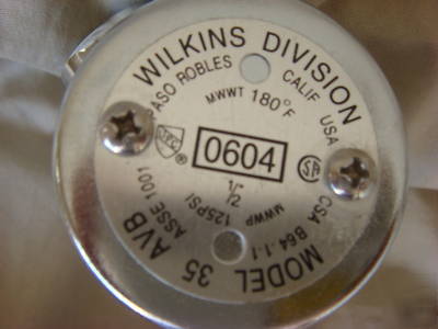 New wilkins avb atmospheric vacuum breaker 1/2