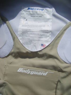 Smith & wesson body guard armor carrier- mens khaki + l