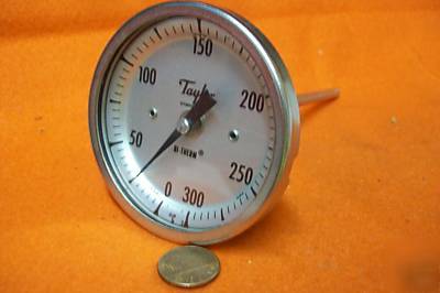 Taylor bi-therm thermometer 0-300 c probe 5-3/4 l / 