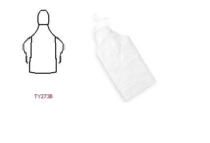 Tyvek TY273B apron; bib style, 36