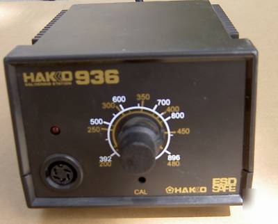 Used hakko 936-106 esd soldering station sold as is