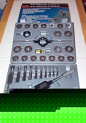 Jumbo 45PC. tungsten steel tap & die set