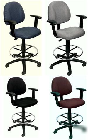 New drafting bar counter stool chairs with adj. arms
