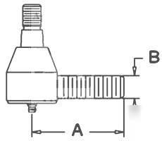 New ford holland tractor tie rod TL100 7840 white 2-60