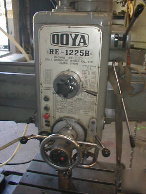 Ooya radial arm drill re-1225-h