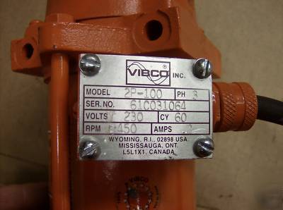Vibco vibrator 2P-100 230 volts 