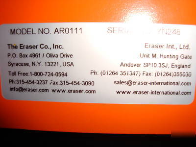 Eraser AR0111 thermal wire stripper BTS1 automatic 