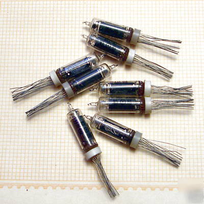 In-16 russian nixie tubes with 13 mm high digits.qty=8