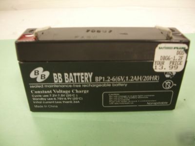 New {lot of 4} bb sealed rechargeable battery BP1.2-6 * *