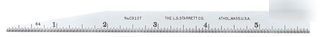 New starrett # C310T-6 / 6â€ steel rule w/ tapered end â€“ 