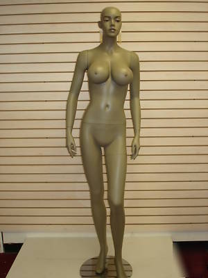 Brown black busty female mannequin sy-0101 / with wig