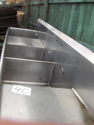 Commercial stainless steel sink (3 bay sink)