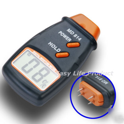 Digital 4 pins wood moisture meter bamboo tester 40% ap