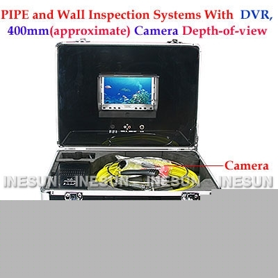 Drain pipe sewer pipeline inspect camera video system