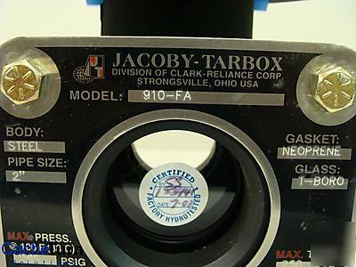 Jacoby tarbox 910-fa flow indicator