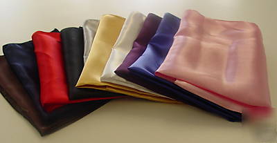 New custom made wedding banquet poly or satin napkins