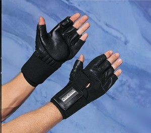 New wise anti-vibration gloves leather wrist support 