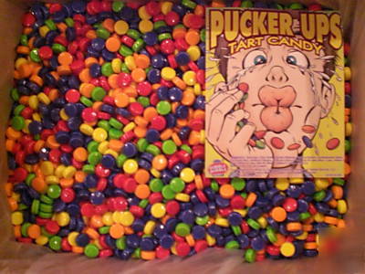 Pucker up tangy byte coated candy bulk vending 10LBS