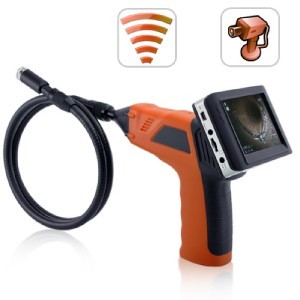 Wireless inspection snake camera endoscope borescope