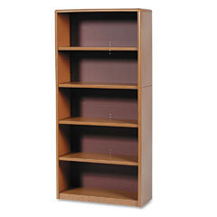 Safco value mate series steel five shelf bookcase