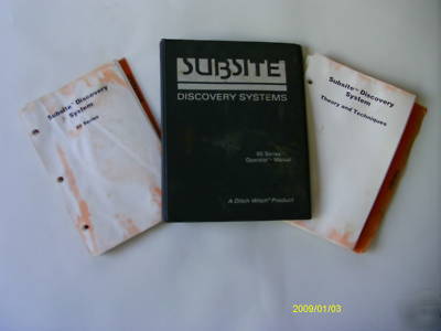 Subsite ditch witch 80 series operations theory manual