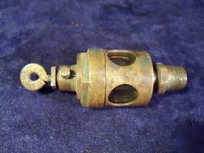 Vtg lubricator/oiler steam engine hit&miss penberthy 