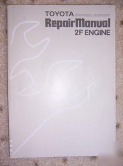 1983 toyota 2F engine forklift truck repair manual p