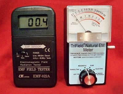 822A digital gauss master & trifield natural em meter 