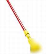 Gripper wet mop handle, plastic head, fiberglass