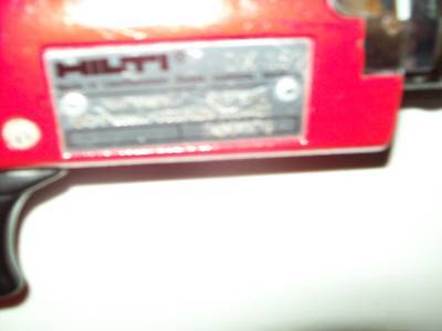 Hilti DX350 powder actuated concrete nail gun