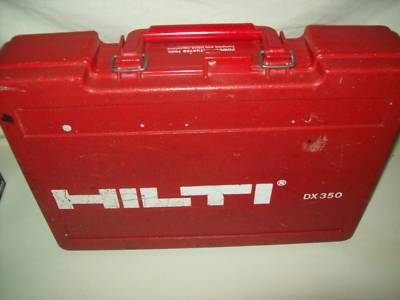 Hilti DX350 powder actuated concrete nail gun